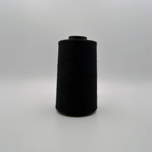Bobine de fil en polyester pour machine à coudre industrielle 100% polyesther 5000M (Noir)