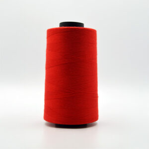 Bobine de fil en polyester pour machine à coudre industrielle 100% polyesther 5000M (Rouge)